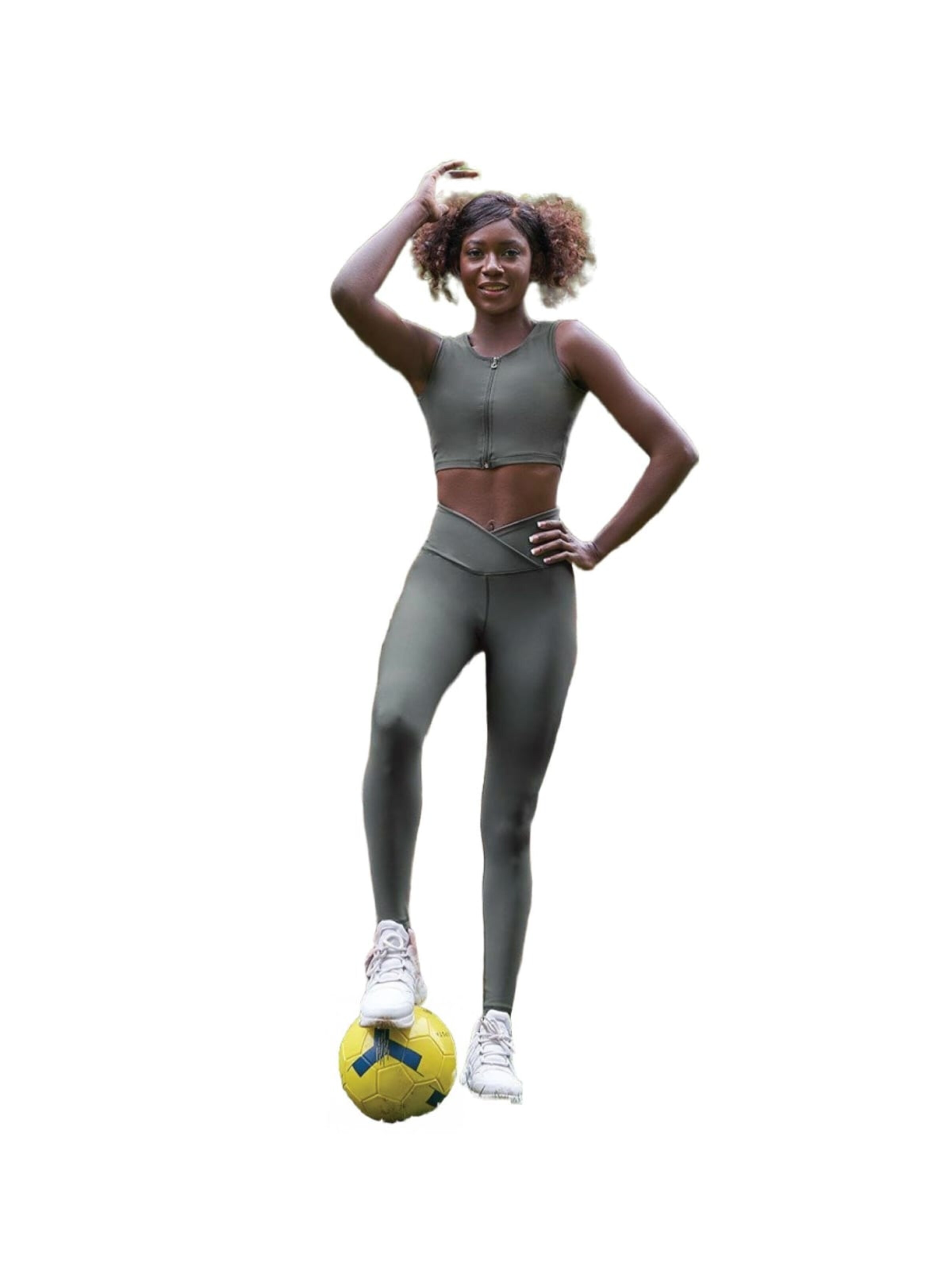 Lismina Slimfit Leggings‌‌‌‌‌‌‌‌‌‌ in Grün