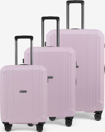 Set di valigie di Epic in rosa: frontale