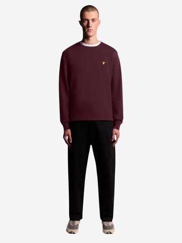Lyle & Scott Sweatshirt 'Brushed Back Crew Neck Sweatsh ML1131V' i röd