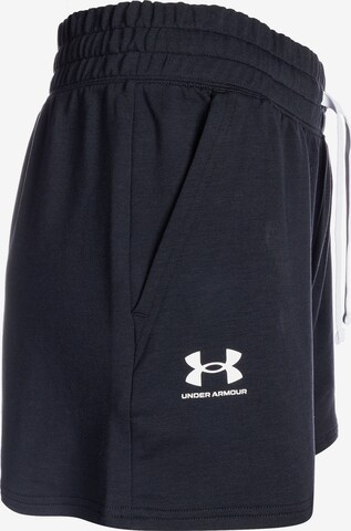 Regular Pantalon de sport 'Rival' UNDER ARMOUR en bleu