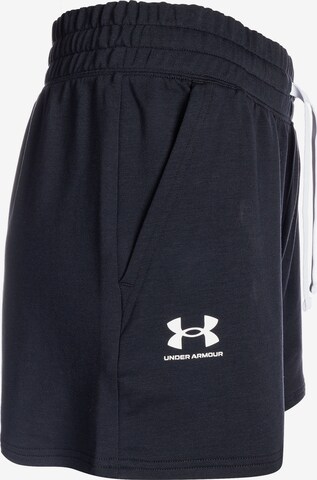 UNDER ARMOUR Regular Workout Pants 'Rival' in Blue