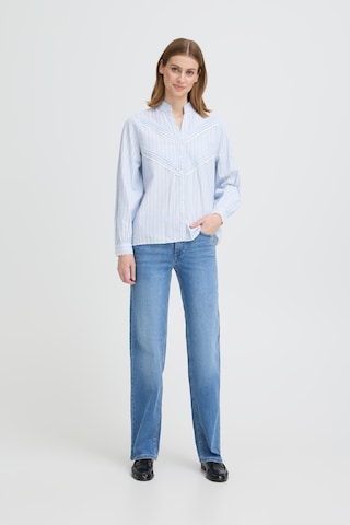 Chemisier 'IHLitu' ICHI en bleu