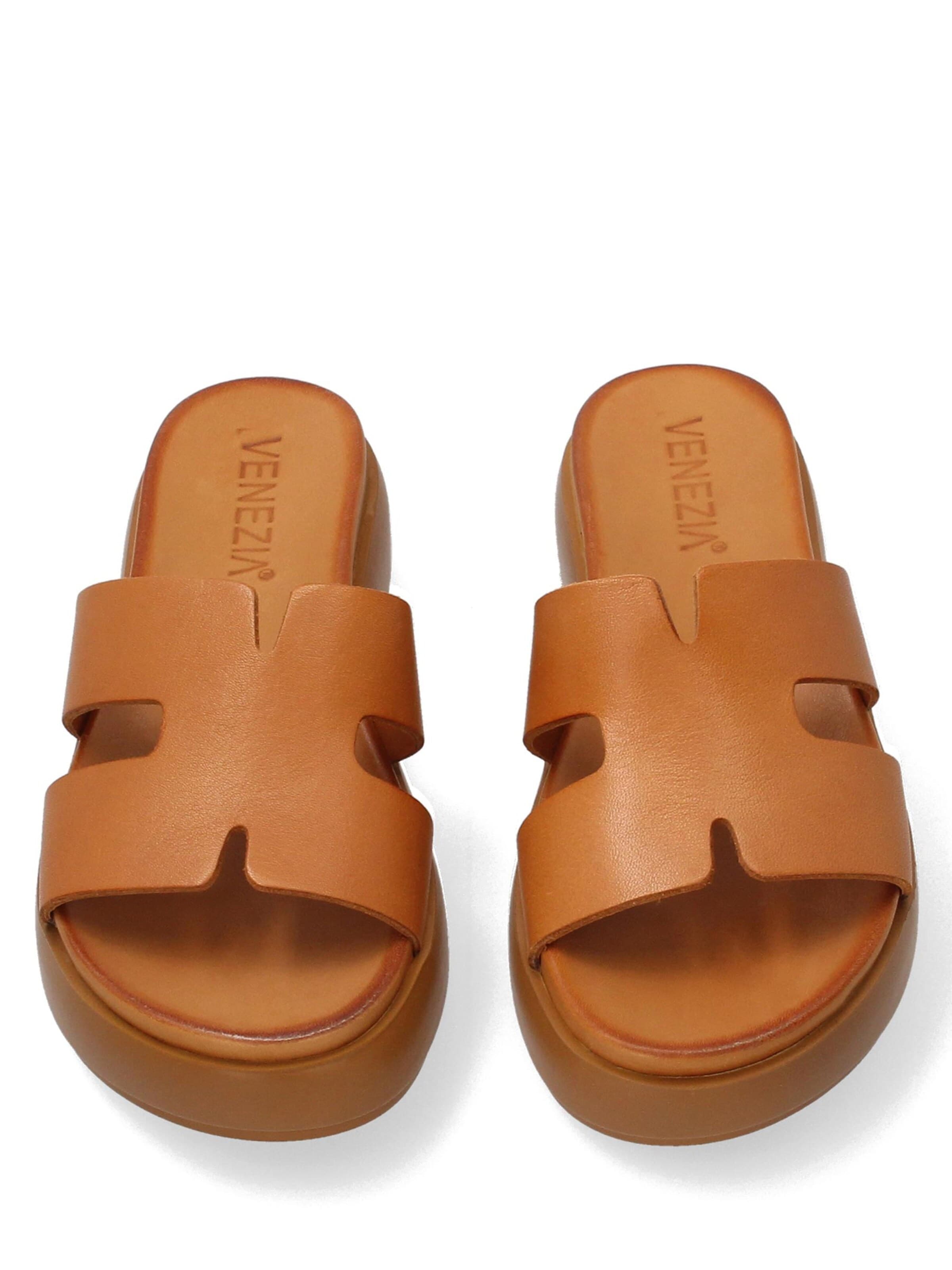 VENEZIA Pantolette 'Venezia'‌ in Braun