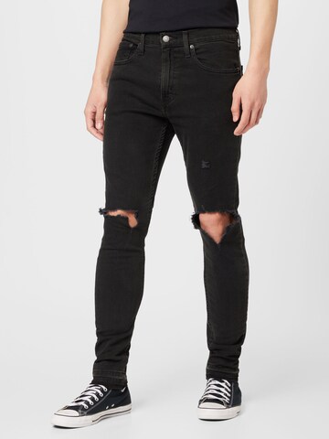 LEVI'S ® Skinny Jeans i svart: forside