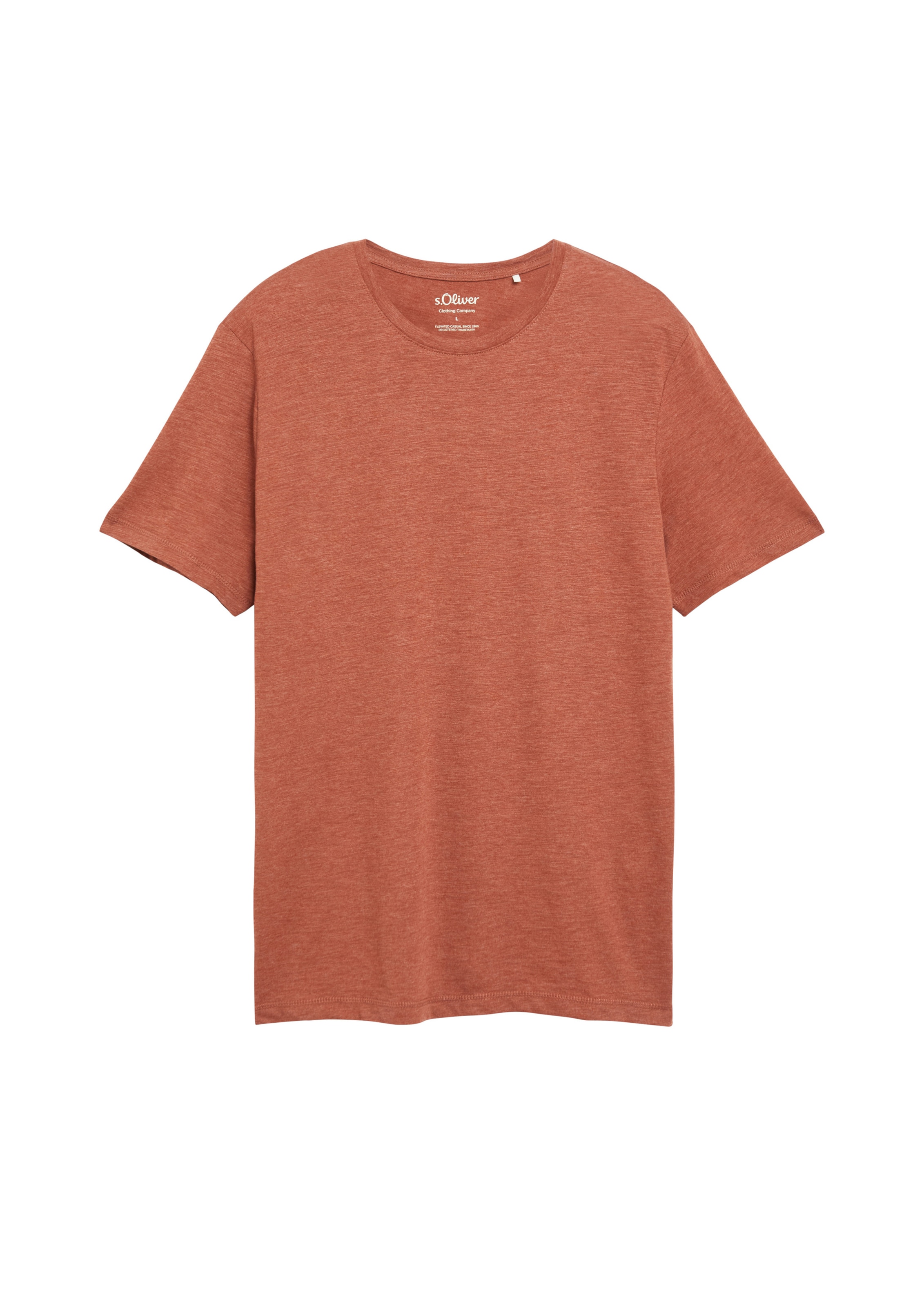 s.Oliver T-Shirt in Braun: Vorderseite