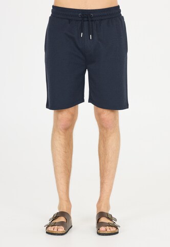Cruz Regular Broek 'Talbo' in Blauw: voorkant