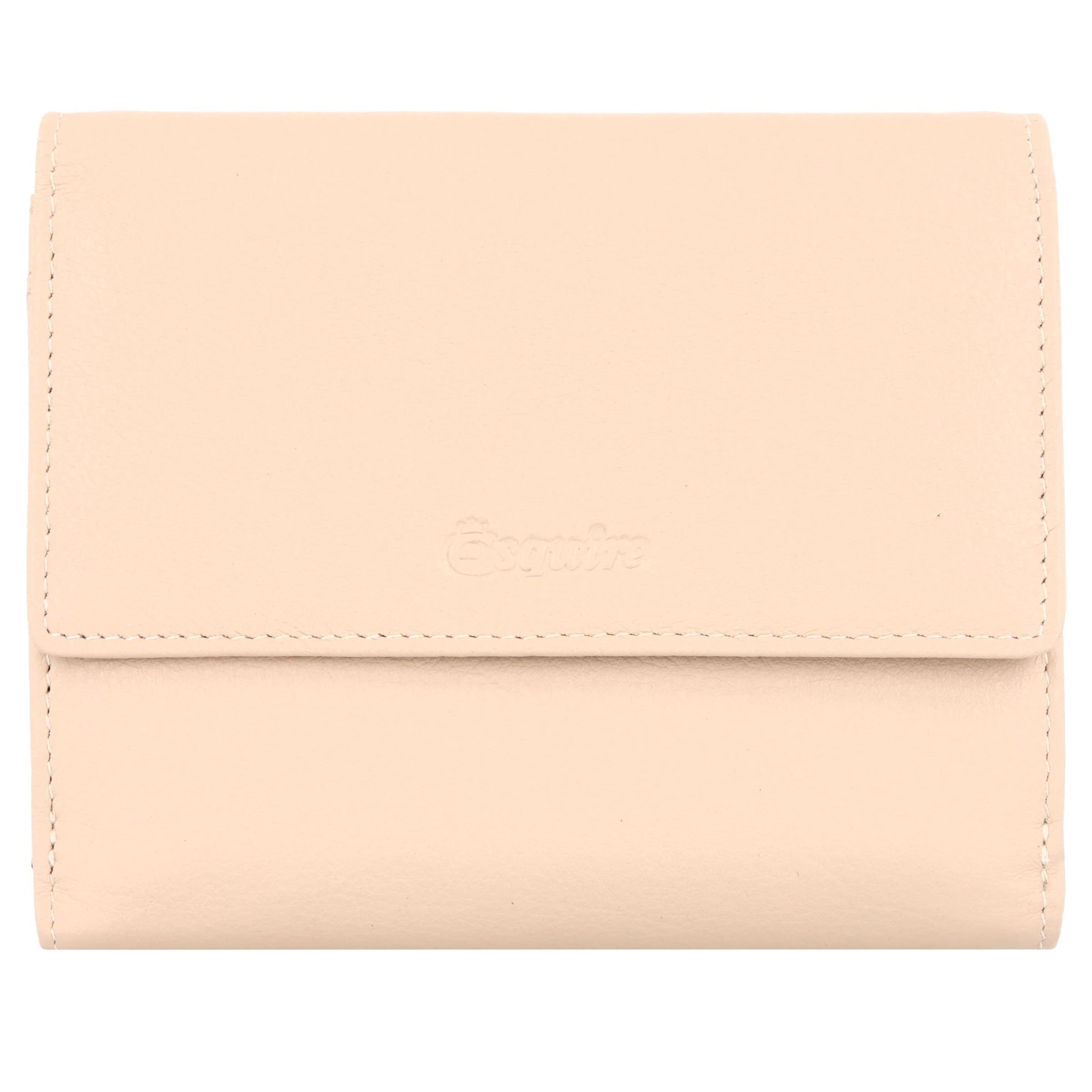 Portamonete di Esquire in beige: frontale