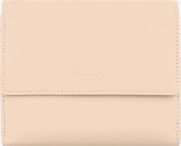 Esquire Wallet in Beige: front