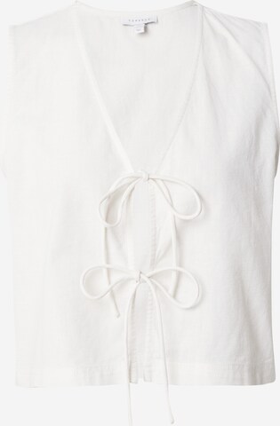TOPSHOP Blouse in White: front