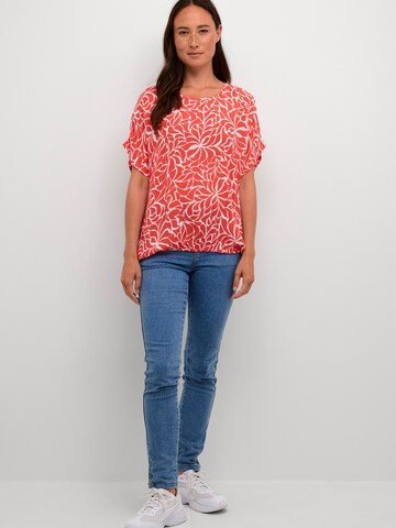 Kaffe - Blusa 'Amber' en rojo