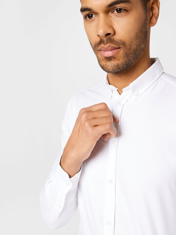 Les Deux Slim fit Button Up Shirt 'Christoph' in White