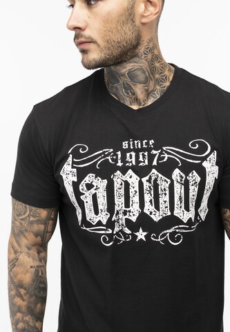 Tapout Shirt 'CRASHED ' in Black