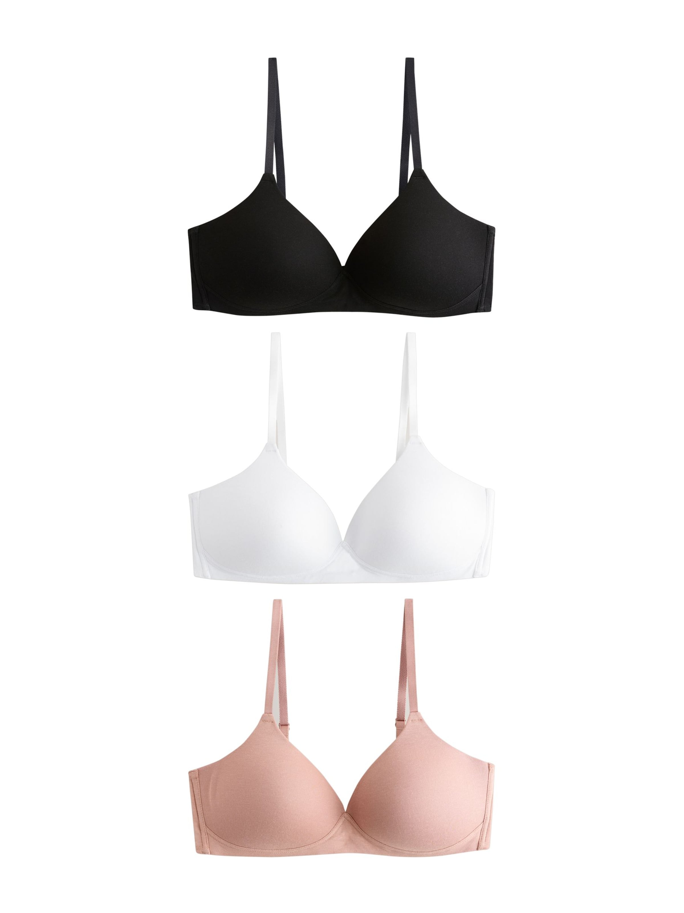 Next Бюстье Бюстгальтер в Черный: спереди