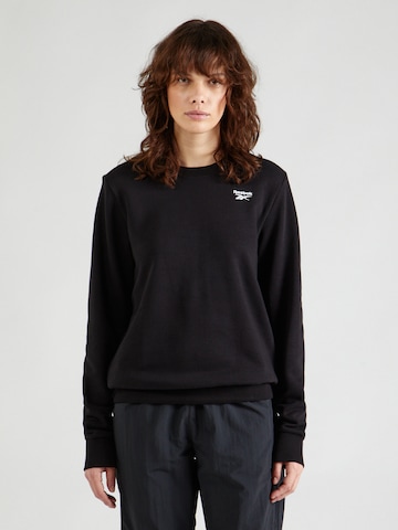 Sweat-shirt Reebok en noir : devant