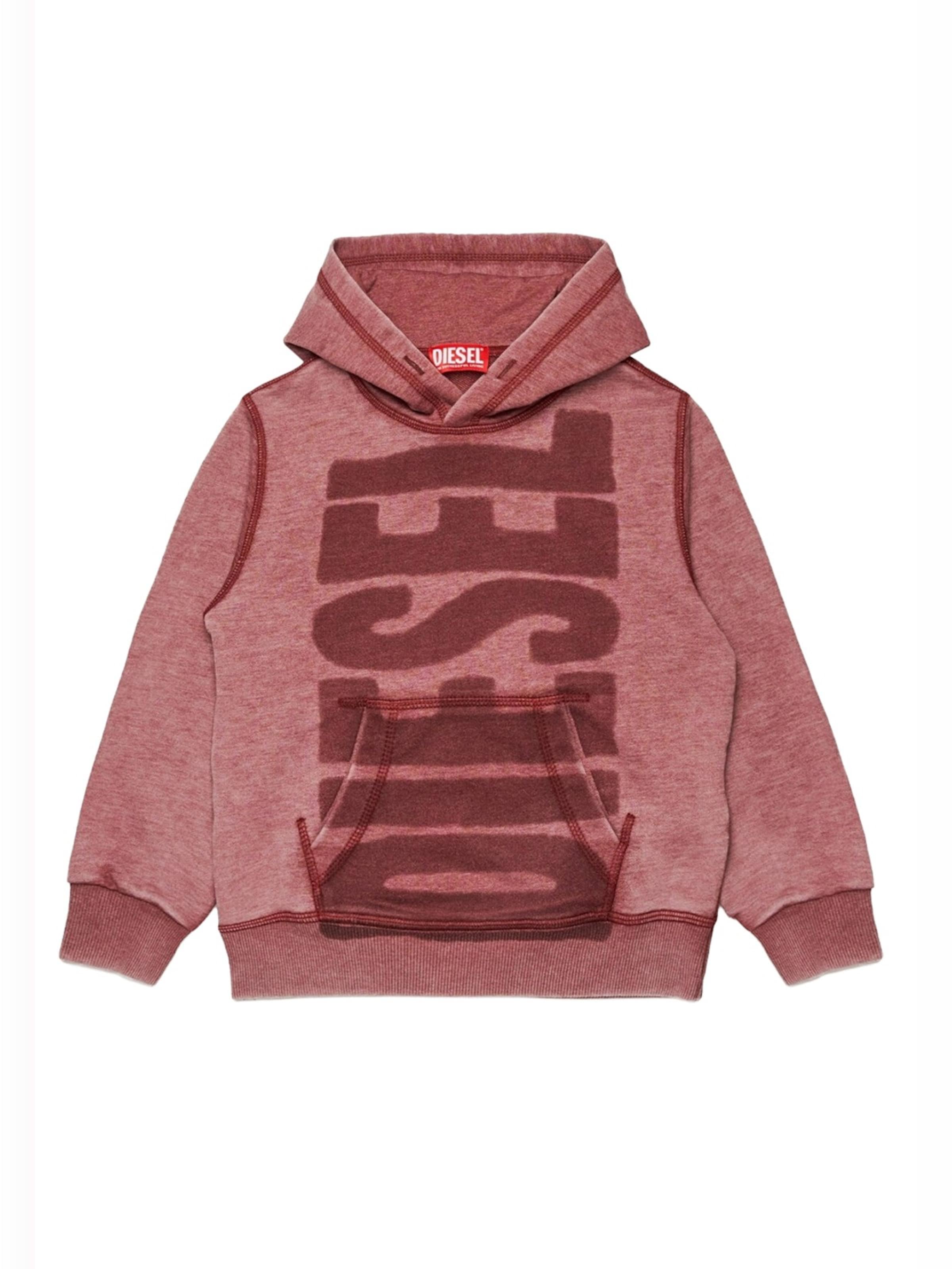 DIESEL Sweatshirt 'Felpa' in Red: front