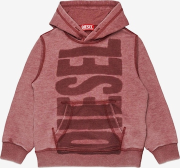 Felpa 'Felpa' di DIESEL in rosso: frontale