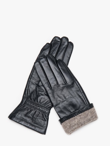 Estro - Guantes con dedos '3327' en negro: frente