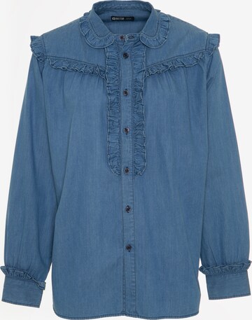 BIG STAR Blouse in Blue: front