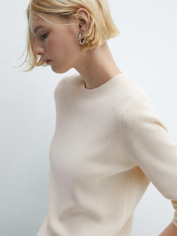 MANGO Sweater 'RICSONI' in Beige