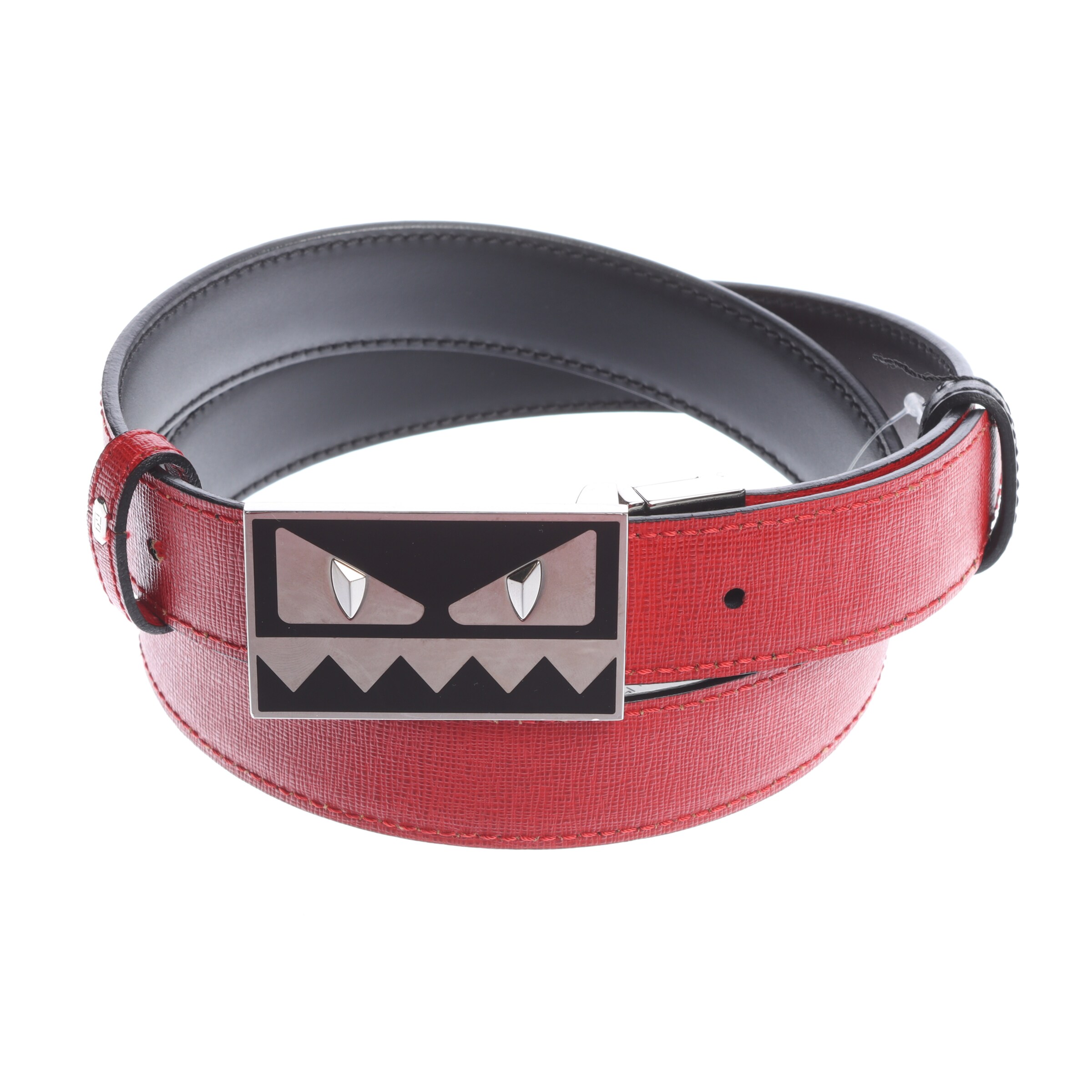 Fendi Belt & Suspenders in M in Red: front