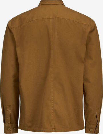 JACK & JONES Comfort fit Overhemd in Bruin