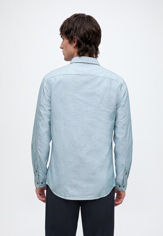 Regular fit Camicia di Lindbergh in verde: dietro