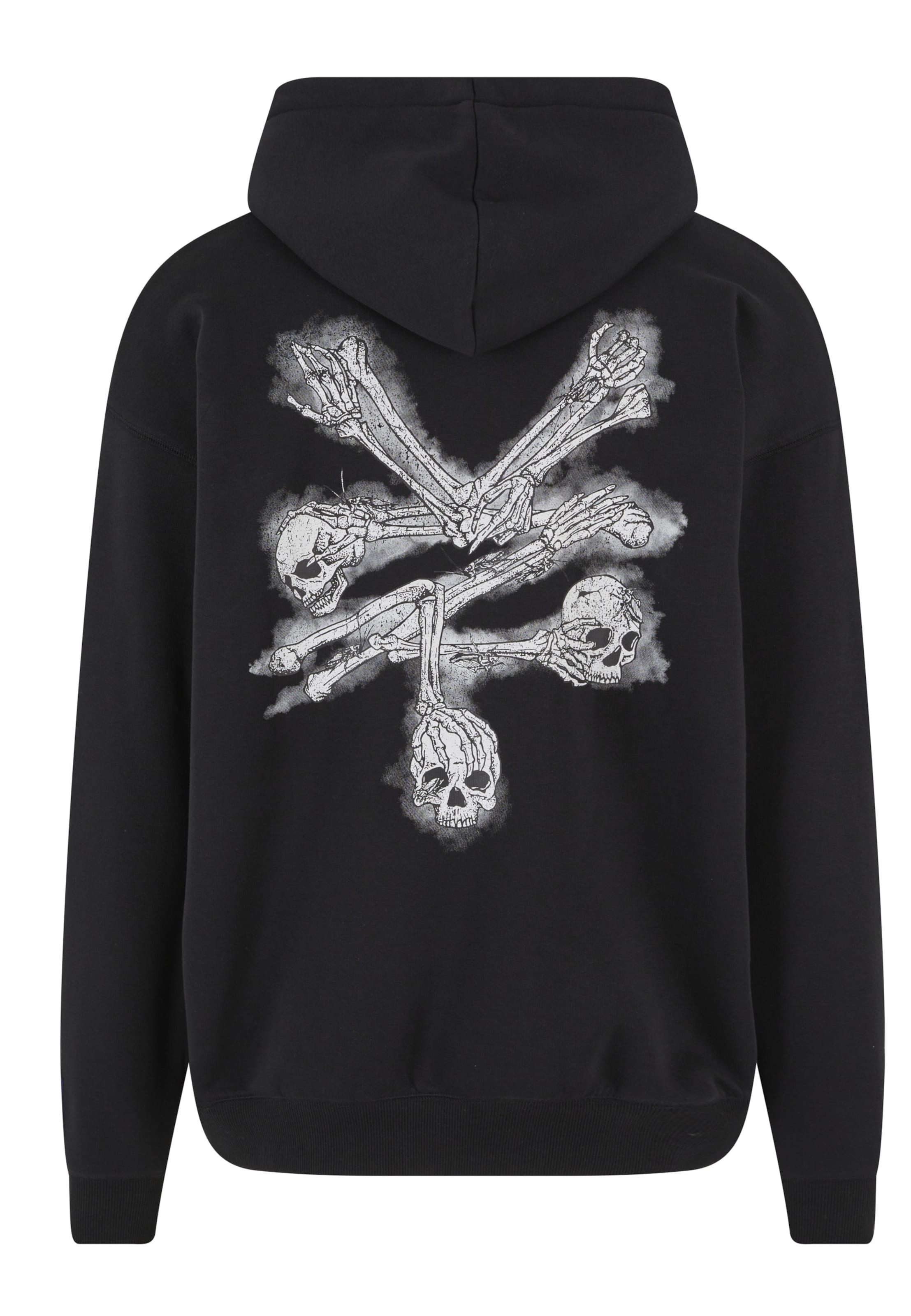 ZOO YORK Mikina ' ZM243-006-1 Bones' – černá