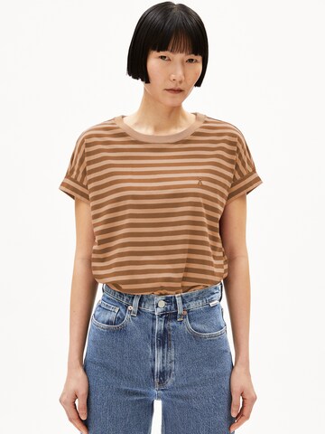 ARMEDANGELS Shirt in Brown: front