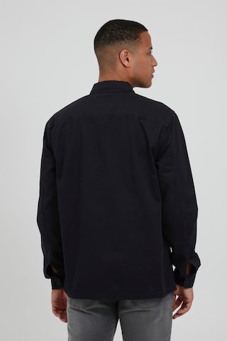 BLEND Comfort fit Button Up Shirt 'AVINO' in Black