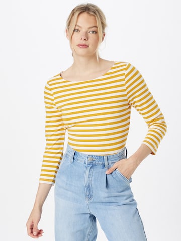 ONLY - Camiseta 'FIFI LIFE' en amarillo: frente