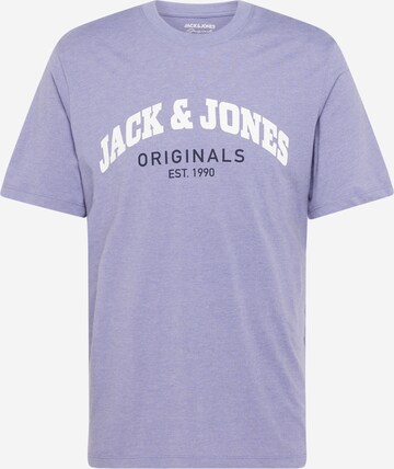 JACK & JONES Μπλουζάκι 'BRAD' σε λιλά: μπροστά