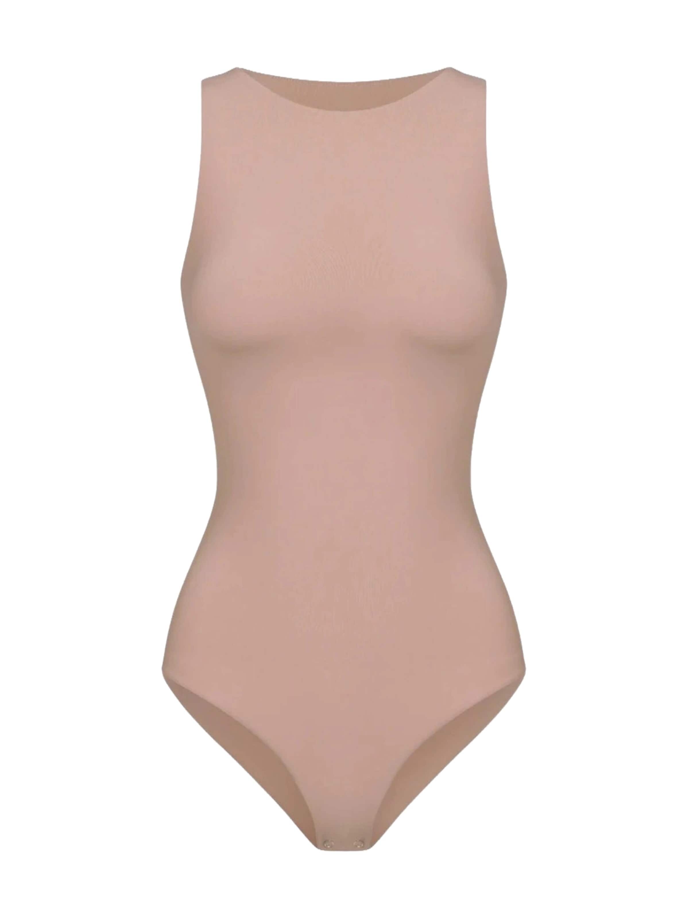 cfab Shaping bodysuit 'Crew Neck Bodysuit String' in XS in Nude, Item view