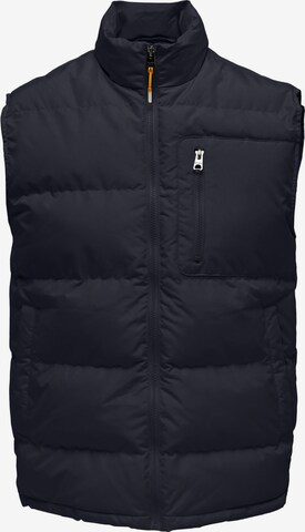 Gilet 'JAKE' Only & Sons en bleu : devant