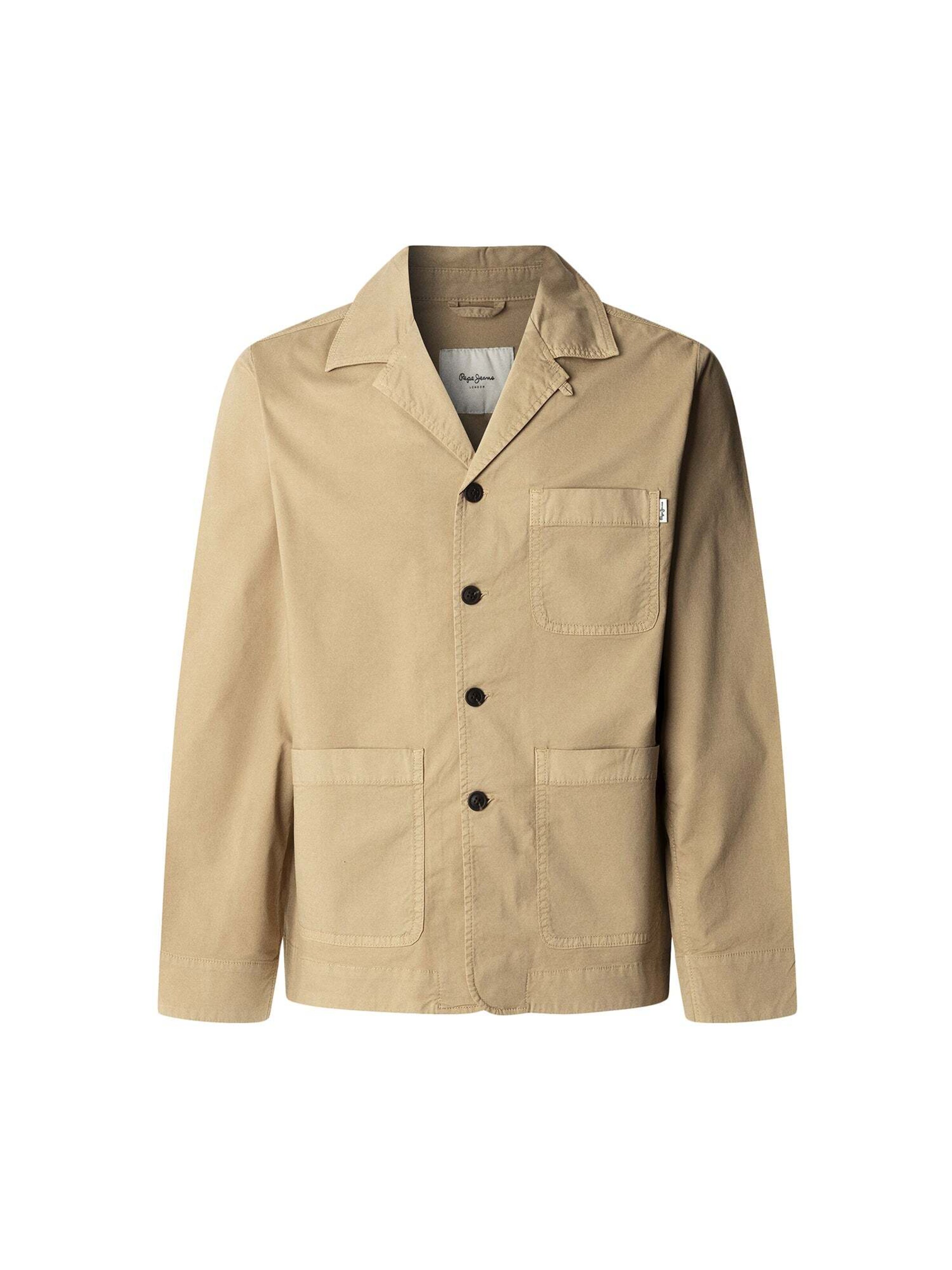 Pepe Jeans Between-Season Jacket 'Cameron' in Beige: front