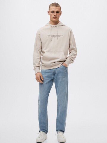 MANGO MAN Sweatshirt 'Senyh' in Beige