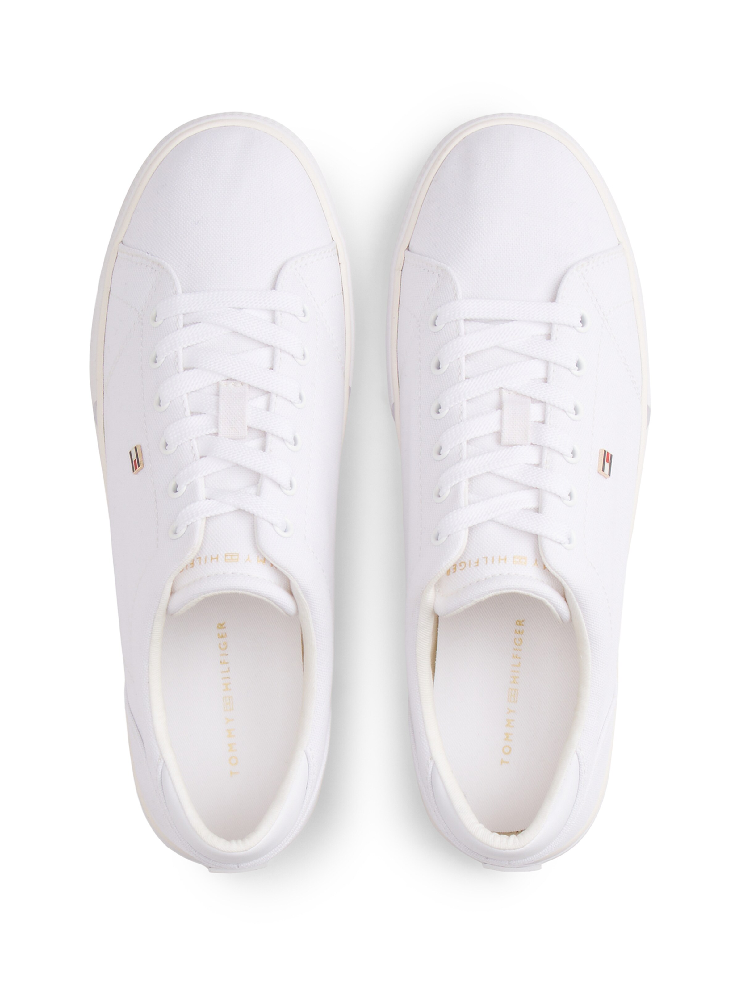 TOMMY HILFIGER Nizke superge | bela barva