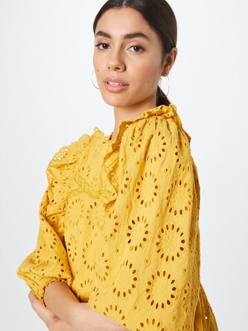 Camicia da donna di Warehouse in giallo