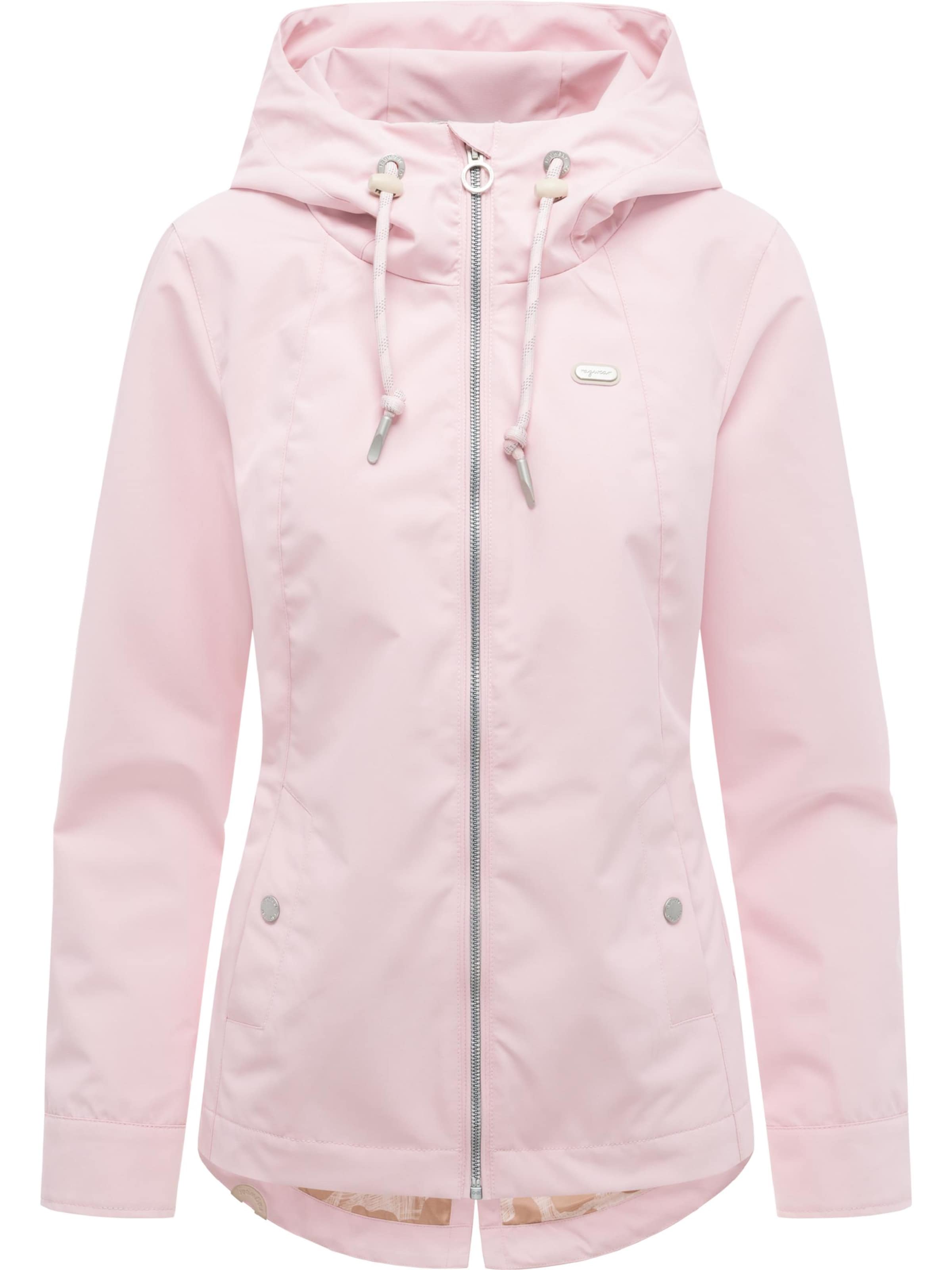 Ragwear Weatherproof jacket 'Monadde' in Pink: front