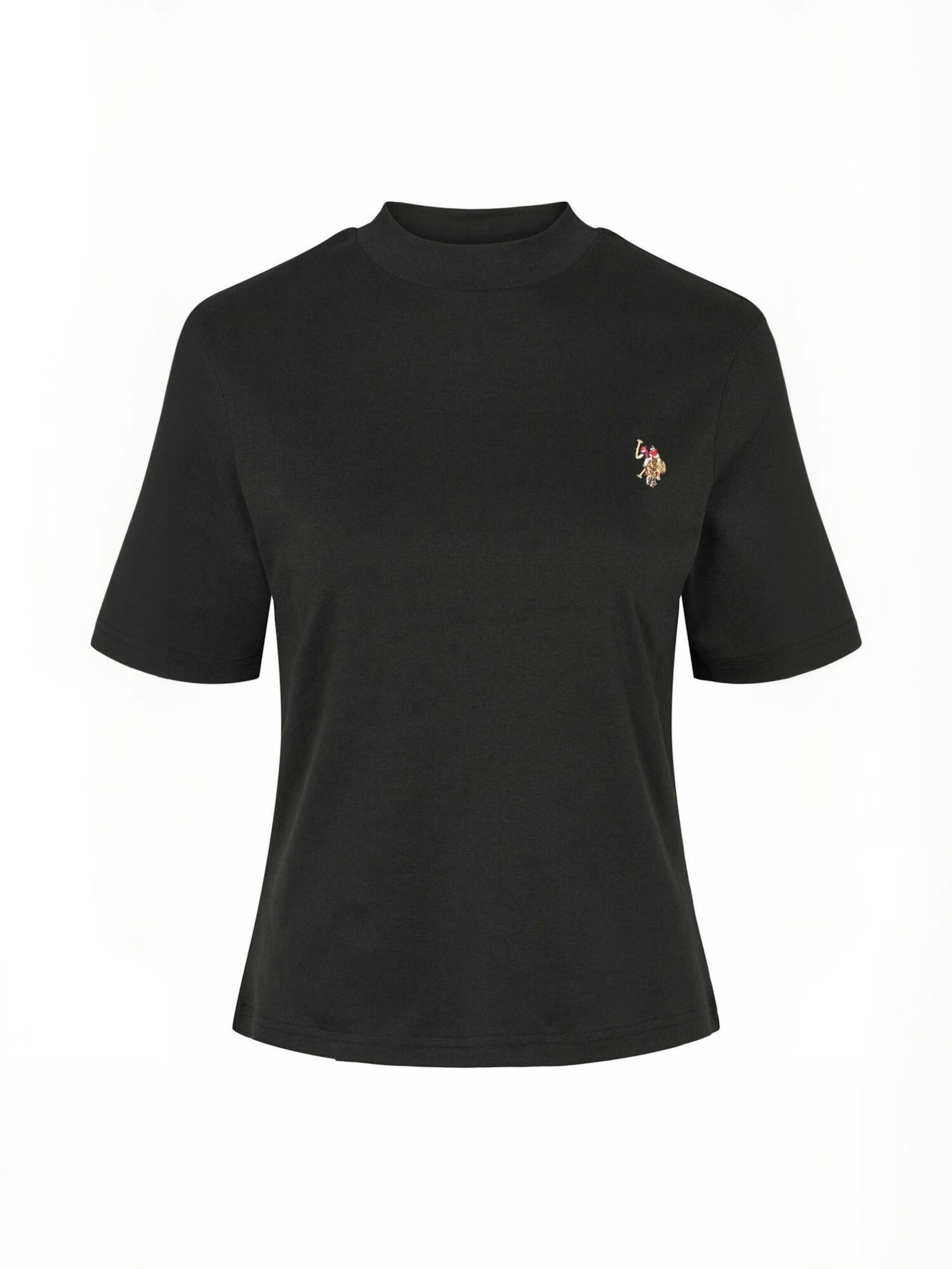 U.S. POLO ASSN. Top ' UWLene ' in Zwart: voorkant