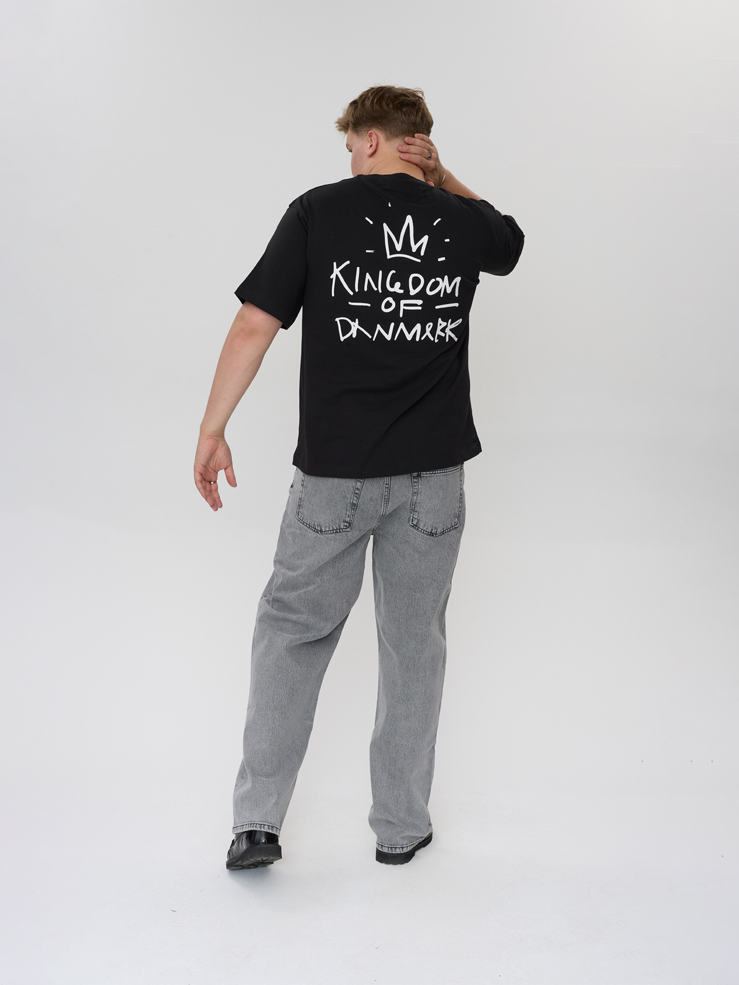 Dxnmxrk T-Shirt 'Gusbert' in Schwarz