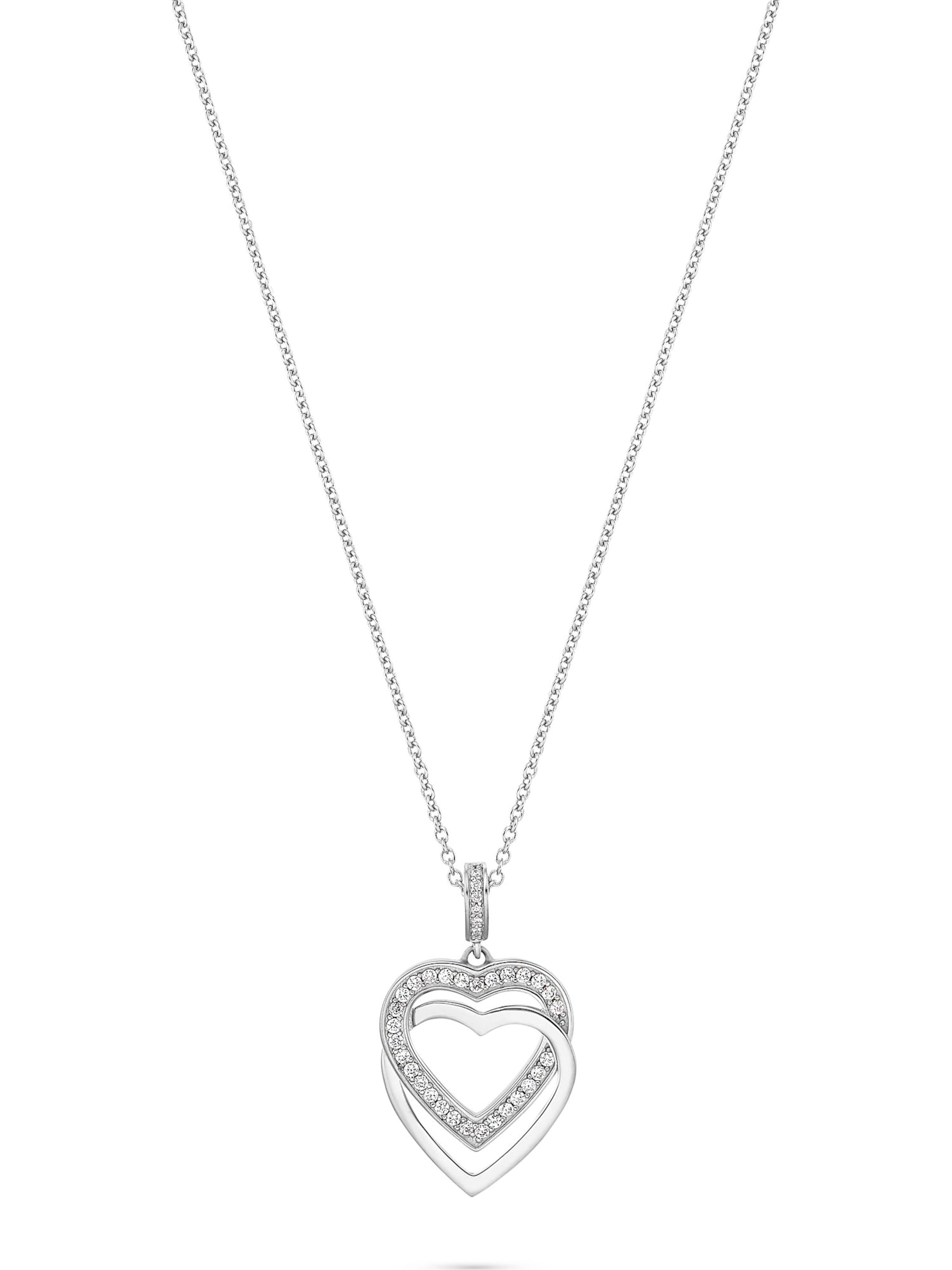 JETTE Necklace in Silver: front