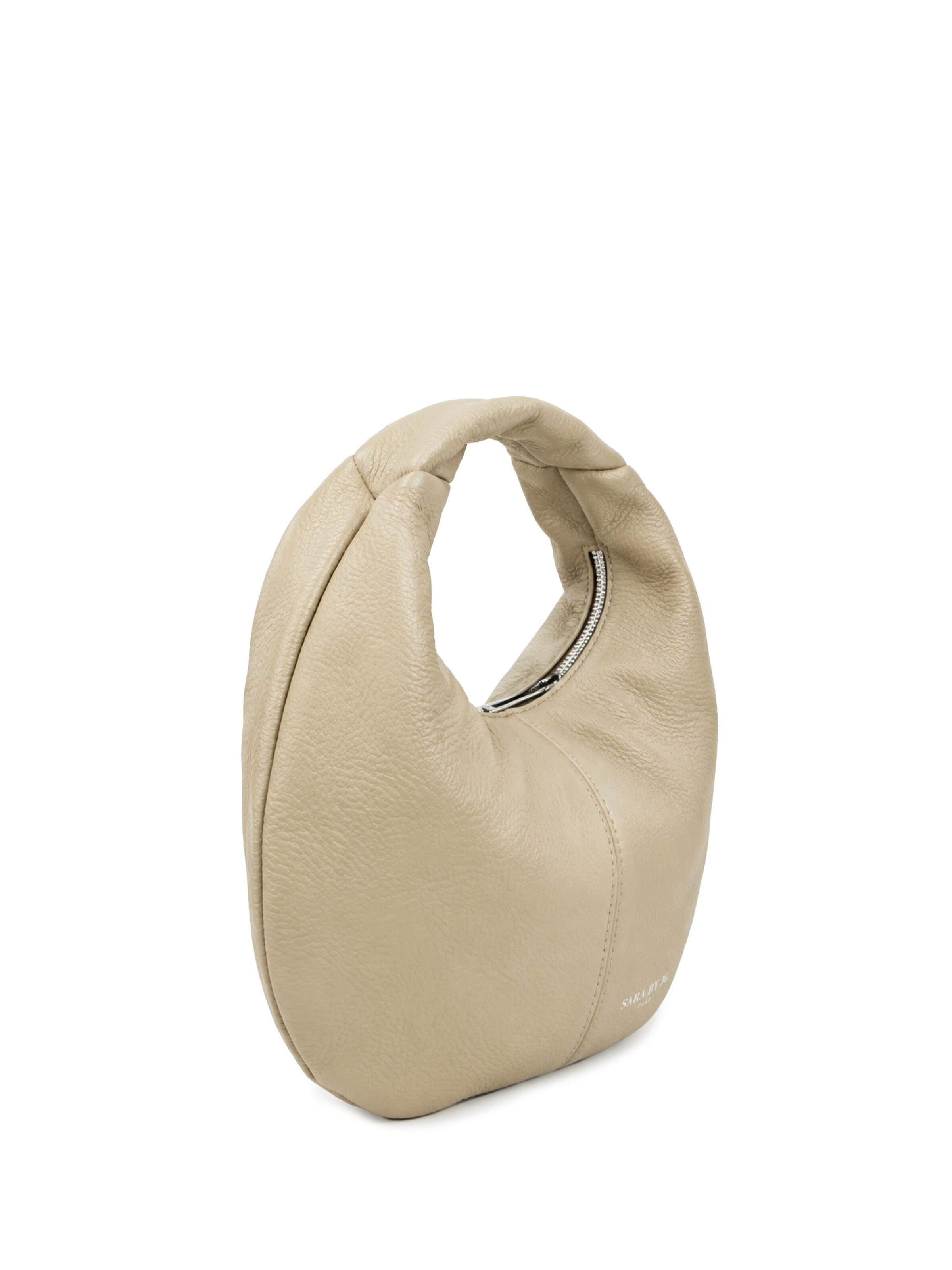 SARA BY JG Handtas 'La Lunare - Made in Italy' in Beige