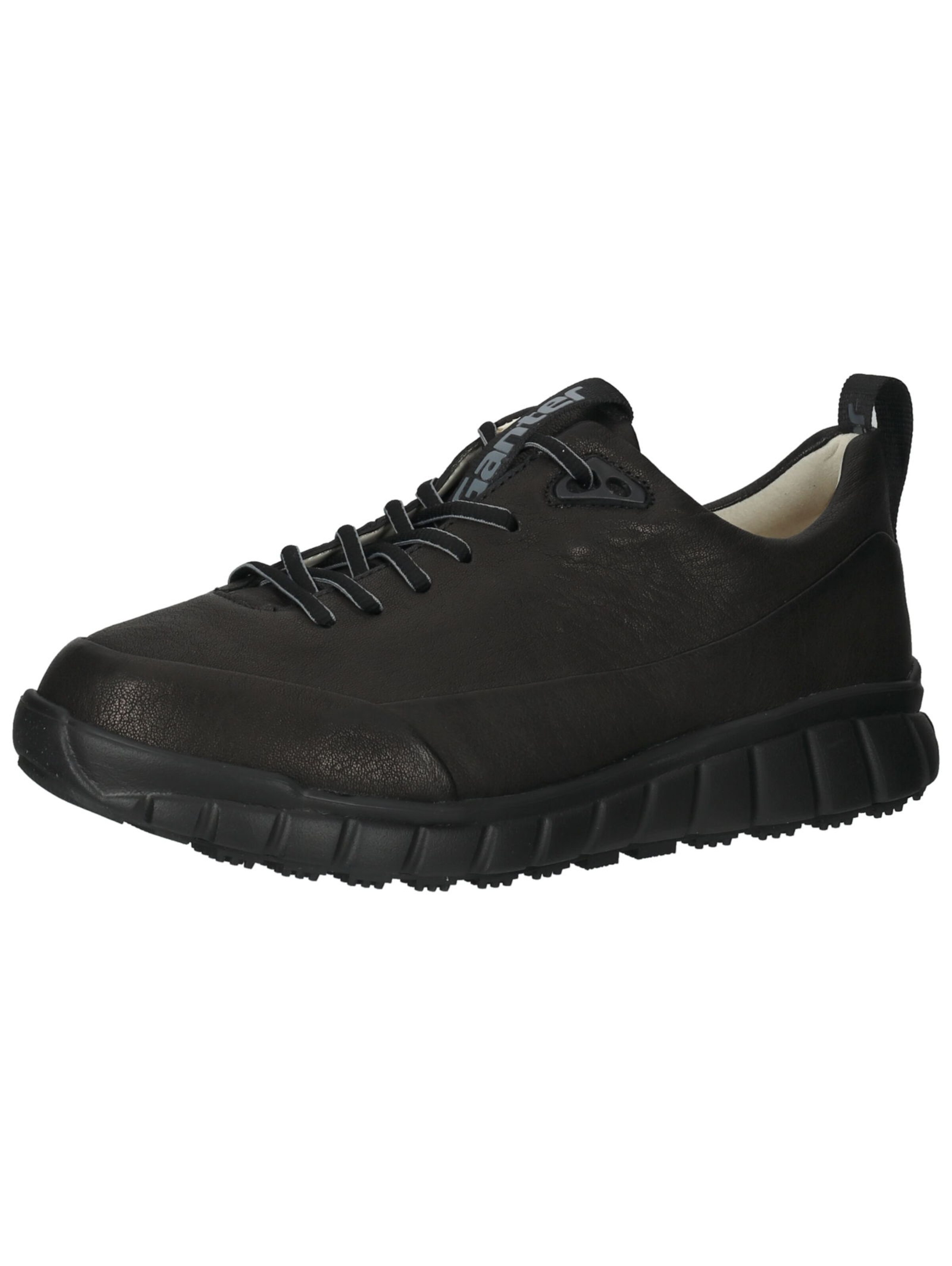 Baskets basses Ganter en noir : devant