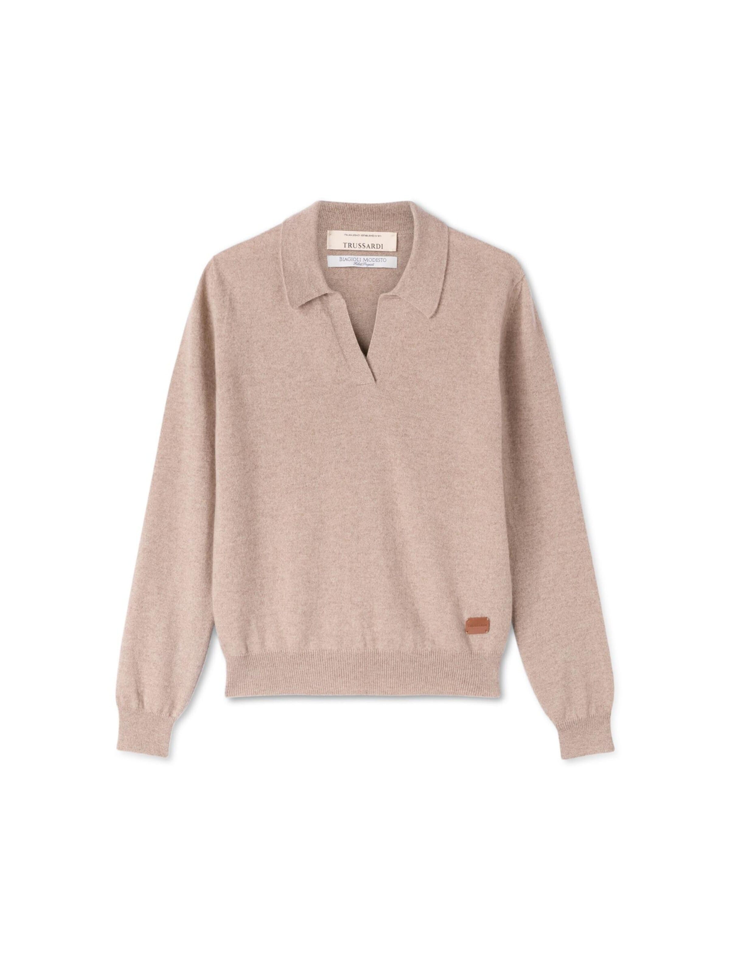 Pullover di Trussardi in beige: frontale
