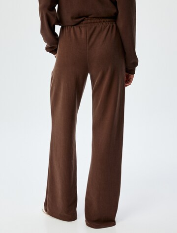 Koton Wide leg Broek in Bruin