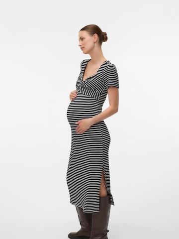 MAMALICIOUS Umstandskleid 'MLGABBY' in Schwarz: Vorderseite