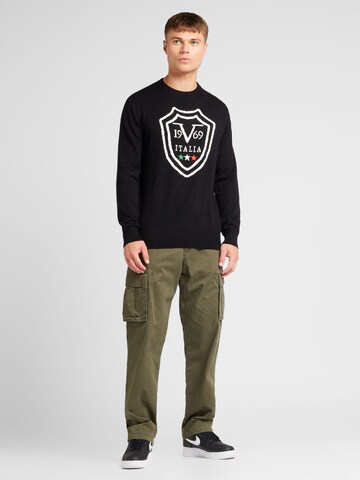 Pull-over 'TILO' 19V69 ITALIA en noir