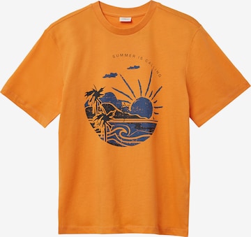 s.Oliver Shirt in Oranje: voorkant