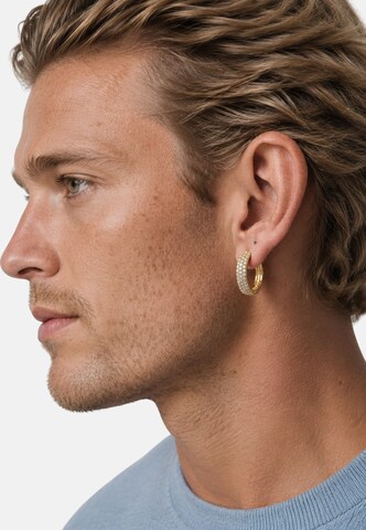 Boucles d'oreilles 'Ronan' Heideman en or : devant