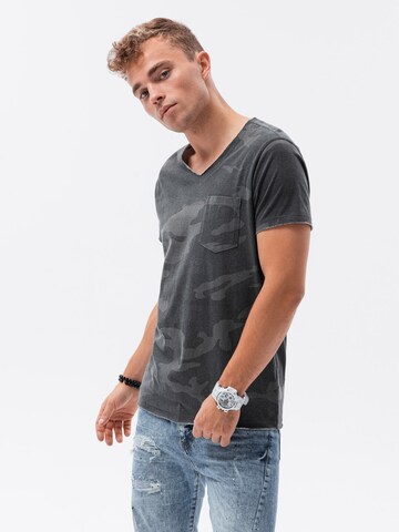 Ombre T-Shirt 'S1616' in Grau